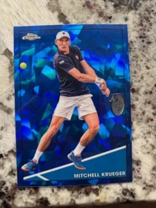 Tarjeta de tenis Mitchell Krueger 2021 Topps cromada zafiro #76 - Imagen 1 de 1