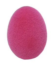 Way To Celebrate 8” Flocked Egg Table Decor, Bright Pink - Picture 1 of 10