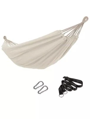 SONGMICS Hammock Fabric Of Cotton And Polyester Relax IN Garden Camping 661.4lbs - Image 1 of 4