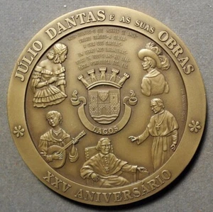 Suas Obras, XXV Anniversario (Characters). Bronze, large 90mm diameter, unc - Picture 1 of 2