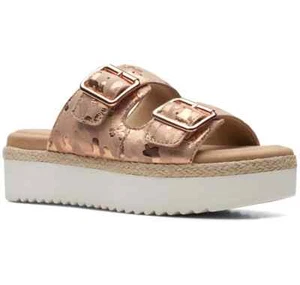 Clarks Lana Beach Sandal Rose Gold Size 9 (22) - Picture 1 of 2