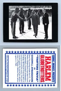Goodwill Ambassadors #19 Harlem Globetrotters 1992 Comic Images Trading Card - Picture 1 of 1
