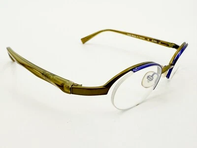 NOS Alain Mikli A0551-11 Eyeglasses FRAMES 41[]21-120 Green Purple France K904 - Image 1 of 4