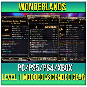 ⚡ Level 1 Modded Gear ⚡ Tiny Tina's Wonderlands | Fun For Everyone! (PC/PS/XBOX)