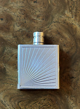 Elegant 'Art Deco' Tiffany Sterling Silver Small Perfume Bottle Flask Italy
