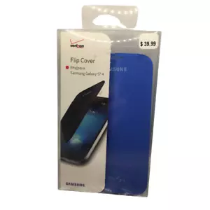 Samsung Flip cover for Samsung Galaxy S4 S 4 Blue EF-FI950BCESTA - Picture 1 of 4