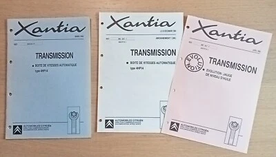 (339B) Manuel d'atelier CITROEN Xantia - Transmission, Boite automatique 4HP14 - Photo 1/4