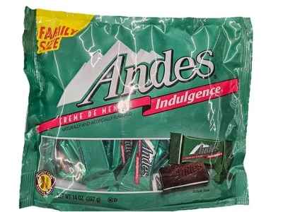 Andes Creme De Menthe Indulgence 14 Ounce Family Size Mints FREE SHIPPING - Image 1 of 4