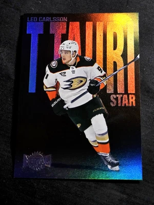 2023-24 Metal Universe TTAURI STAR Leo Carlsson Rookie Spectrum /199 MINT #TTP-9 - Image 1 of 4