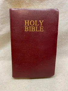 Holy Bible King James Version Zondervan 2002 with Helps Red Letter Faux Leather - Imagen 1 de 6