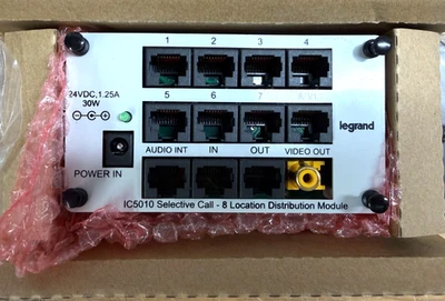 Módulo de distribución de 8 ubicaciones IC5010 Legrand On-Q Selective Call (caja abierta) Foto 1 de 2