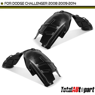 2 внутренние накладки на крыло брызговик для Dodge Challenger 2008 2009-2014 передние - Изображение 1 из 4
