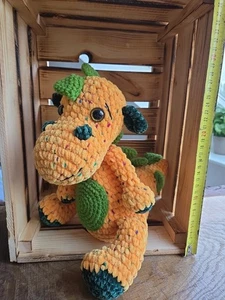Gehäkeltes Drachen-Plüschtier *Unikat Mit Viel Liebe* - Bild 1 von 3