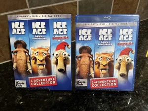 Ice Age 3-Adventure Collection (Blu-ray/DVD/Digital) Disney Movie Club Exclusive - Picture 1 of 2