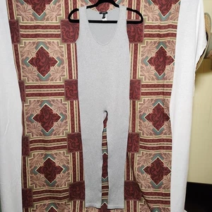 Forever 21 Gray Jumpsuit Polyester Blend Size S/M - Picture 1 of 9
