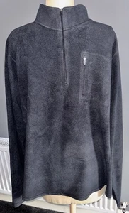 L.L. Bean - Mens Black 1/4 Zip Fleece Pullover - Size XXL Reg - Picture 1 of 5