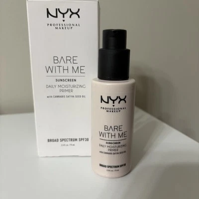 NYX Bare With Me Daily Moisturizing Primer 2.5 fl oz SPF 30 Sunscreen SOLD OUT - Image 1 of 4