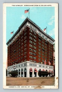 Birmingham AL, The Tutwiler Hotel, Demolished 1974, Alabama Vintage Postcard - Picture 1 of 2