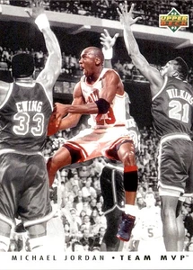 Tarjeta insertada MVP del equipo Michael Jordan 1992-93 cubierta superior #tm5 - Imagen 1 de 2