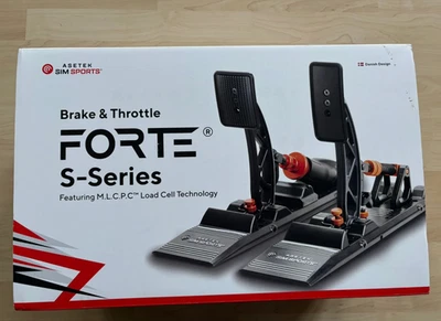 Asetek Forte S Pedale Gas & Load Cell Bremse + Elastomer-Kit *Top Zustand* - Bild 1 von 4