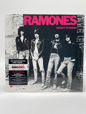 THE RAMONES ROCKET TO RUSSIA 12" LP EX VINYL SHRINK w/HYPE STICKER 180G REMASTER - Image 1 of 4