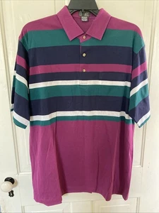 NOS Sansabelt 90s Style Golf Shirt Thin Fabric Pocket XL - Picture 1 of 6