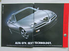 9/1999 PUB VOITURE ALFA ROMEO ALFA GTV CAR AUTOS ORIGINAL ITALIAN AD