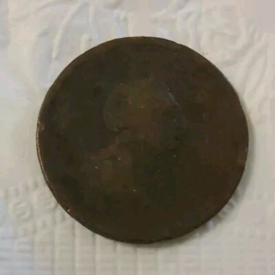 1799 Great Britain Copper 1/2 Half Penny, George III - Image 1 of 2