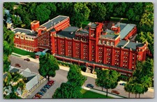 Clifton Springs Hospital Clinic New York Henry Foster Aerial View Postcard