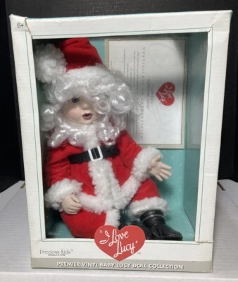 “I LOVE LUCY” Vinyl Baby Doll Santa Outfit CHRISTMAS SHOW Precious Kids 2008 - Image 1 of 4
