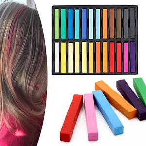 6/12/24/ 36pcs Pelo Creta Temporal Color Tinte Suave Pasteles Salón Kits De - Imagen 1 de 17