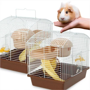 Nagerkäfig Hamsterkäfig Mäusekäfig Metall Käfig 27x20,5x25,5 cm Kleintierkäfig - Bild 1 von 5