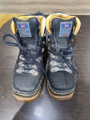 Botas de Viajero Y2K Alternative Roots Emo Combat Distressed Para Hombre 6.5 ARTE Foto 1 de 4