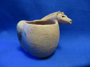 Native American Taos Pueblo Native American Micaceous Fired Clay Pot Dragon - Picture 1 of 8
