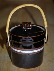 VINTAGE Otagiri ICE BUCKET Beautiful Kitchen Bar Decor! 1950's Made in Japan - Picture 1 of 6