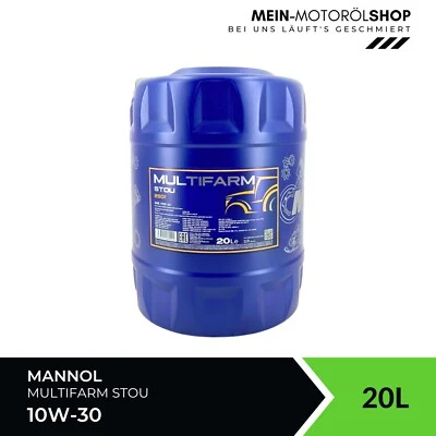 Mannol Multifarm STOU 10W-30 ACEA E3 API CF API GL-4 API SF 20 litros - Imagen 1 de 4