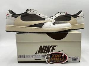 Nuevo Air Jordan 1 Retro Low Og SP Travis Scott Reverse Mocha 2022 Talla 13 DS AJ1 - Imagen 1 de 10
