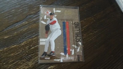 2004 DONRUSS LEATHER & LUMBER # 24 CURT SCHILLING  BASEBALL CARD - Image 1 of 2