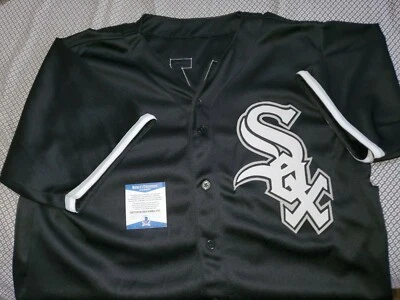 Camiseta deportiva firmada por Todd Frazier Chicago XL Black Sox (Beckett) All-Star (2014, 2015)  Foto 1 de 4