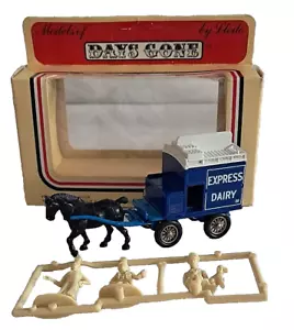 LLEDO DAYS GONE HORSE DRAWN MILK FLOAT EXPRESS DAIRY DIECAST BOXED DC2 000A - Picture 1 of 3
