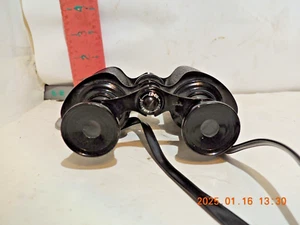 Vintage Airguide 3x No 27 Made In USA Binoculars with Strap No Box - Picture 1 of 2
