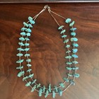 Vintage Navajo Necklace Sterling Silver and Turquoise