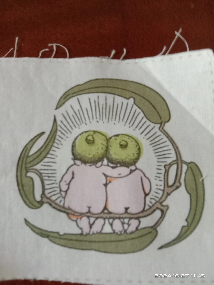 May Gibbs Gumnut Babies Vintage Fabric Patches - image 1 of 1