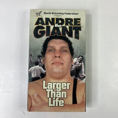 WWF WWE - Andre the Giant: Larger Than Life VHS, 1999 Good Hall Of Fame - Image 1 of 4