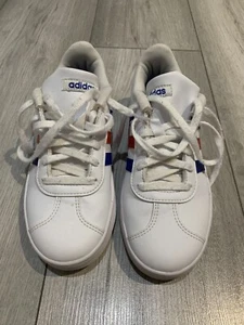adidas originals vl court classic trainers - white - fy7170 Uk Size 3 - Picture 1 of 5