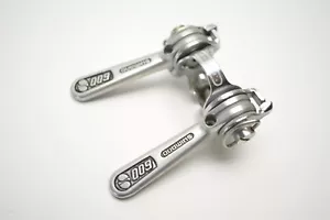 SHIMANO 600 FIRST GENERATION BICYCLE 28.6 MM DOWNTUBE FRICTION SHIFTERS SL-6100 - Picture 1 of 5