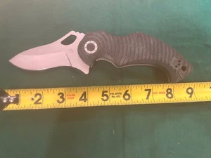 Mantis Kunitza Folder, Black coated 154CM stainless blade - Picture 1 of 6
