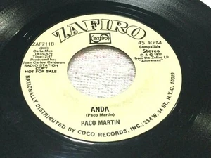 PACO MARTIN / ANDA / NENAS / ZAFIRO ZAF711 PROMO / 45RPM EX - Picture 1 of 2