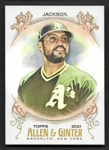2021 Topps Allen and Ginter #46 Reggie Jackson Oakland A's HOF - Picture 1 of 1