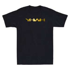 Christian Jesus Yahweh Funny Christian Hebrew Slogan Men's Short Sleeve T-Shirt - Picture 1 of 8